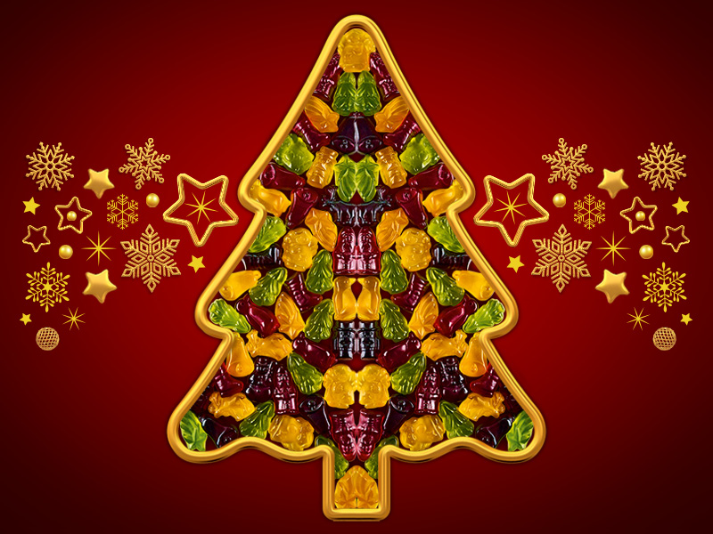 Fruchtsaft-Weihnachtsmischung